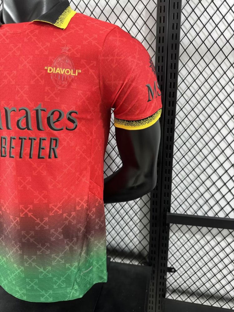 2025-26 AC Milan Pre-match Player Edition Football jersey