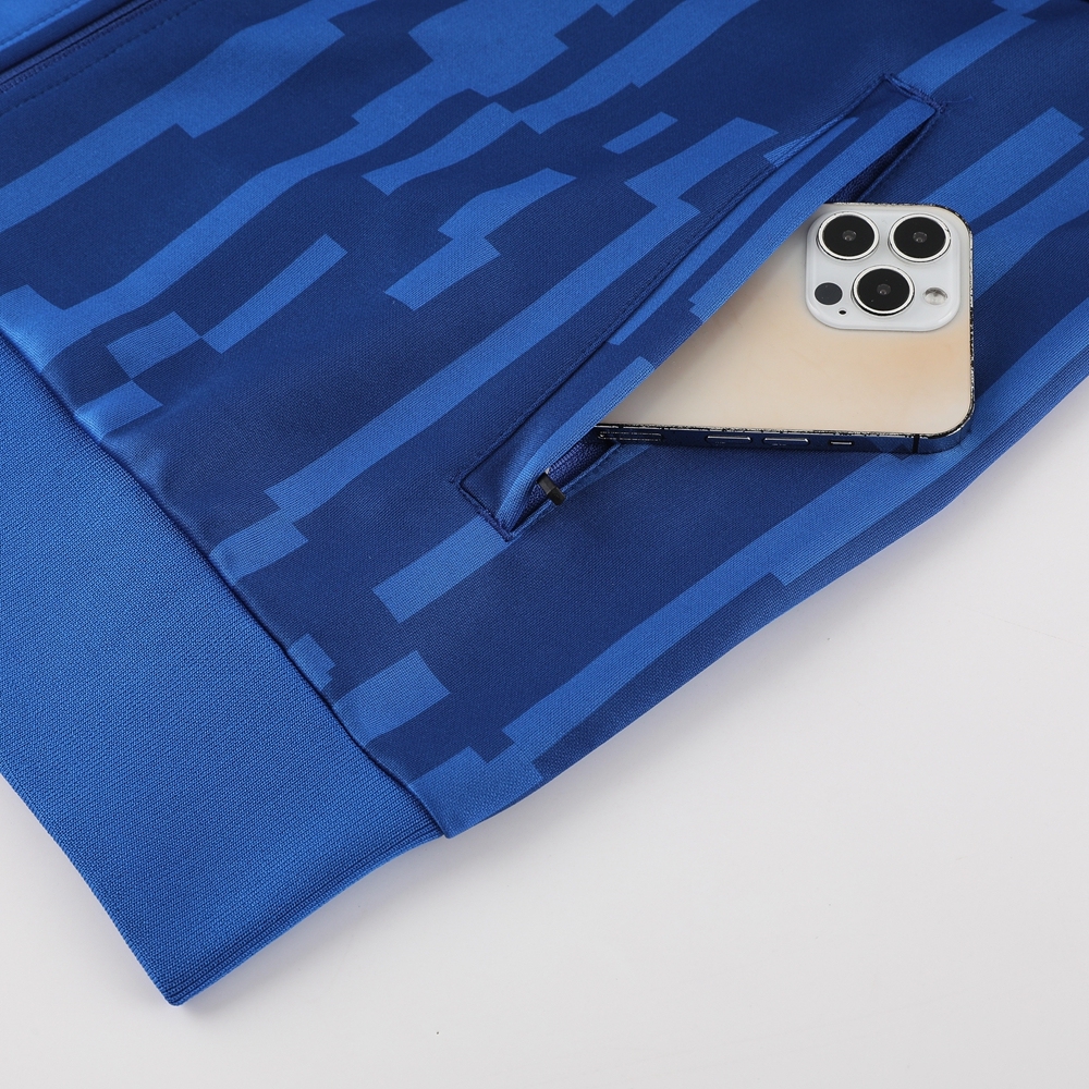 23-24 Inter Milan 01 blue printed jacket suit