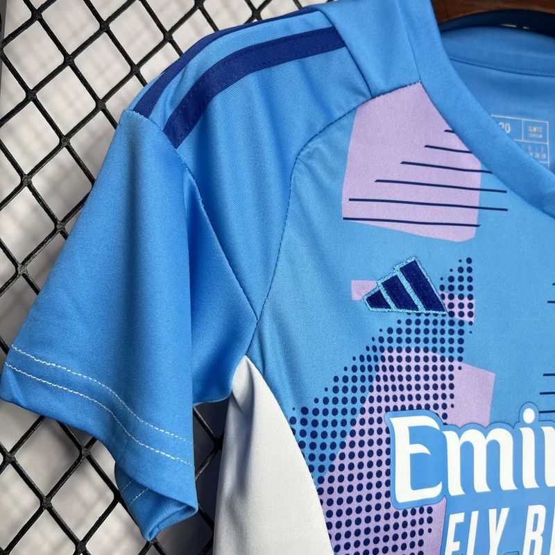 2024-25 Real Madrid Away Kids Soccer Jersey