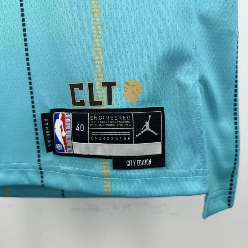 2025 NBA Charlotte Hornets 1 BALL Basketball Jersey