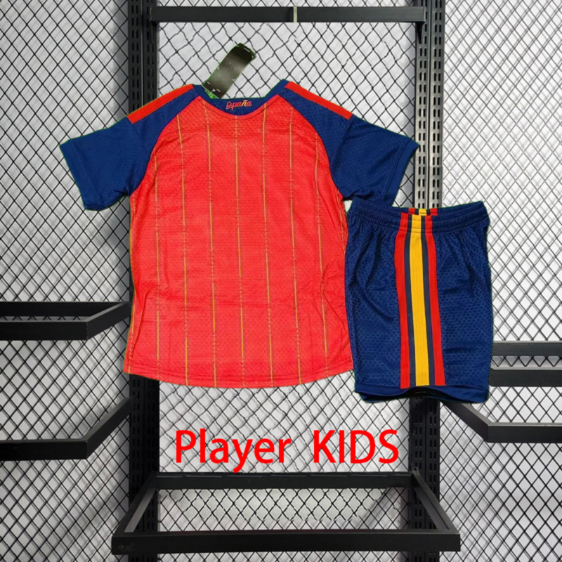 Player 2026 Spain Home Kids football jersey Player KIDS