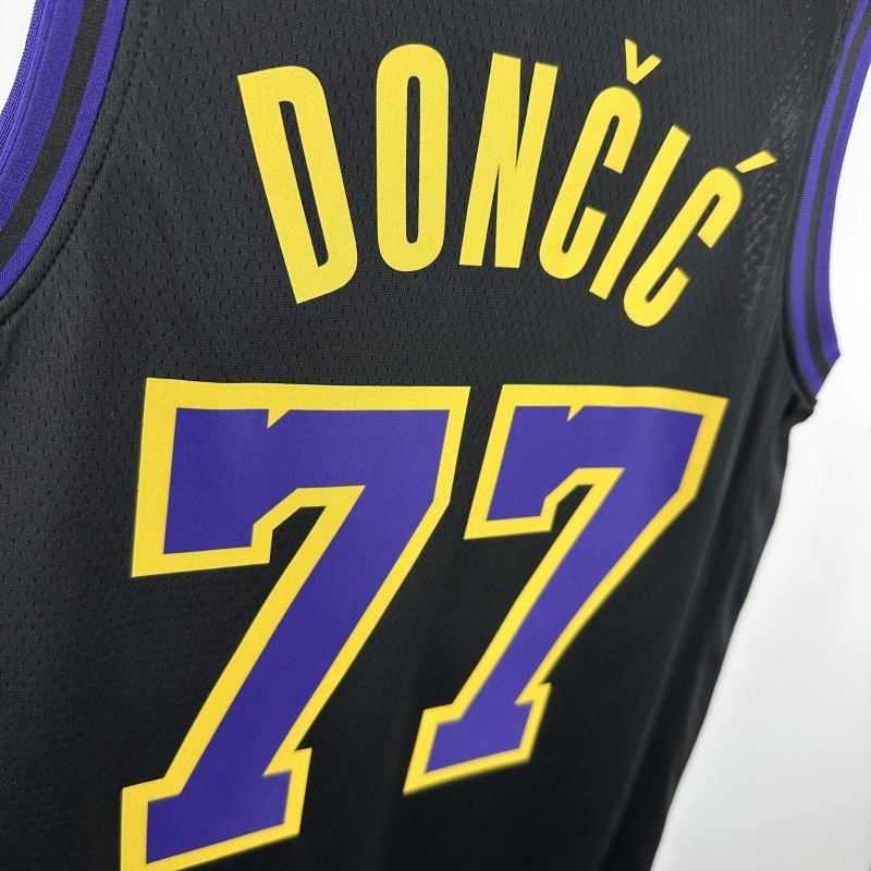 2026 NBA Lakers 77 DONCIC Basketball Jersey