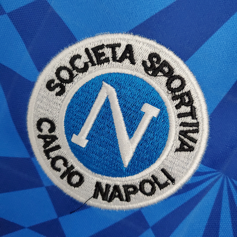 Retro Naples 91-93 home   Football jersey retro