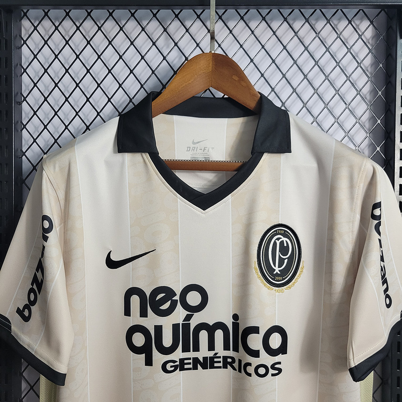 Retro 2010 Corinthians Retro 100th Anniversary Football jersey