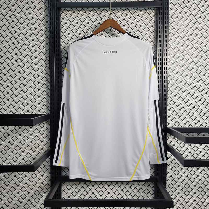 Retro 2009-10 Real Madrid Home Long Sleeve KAKA RONALDO  Football jersey retro