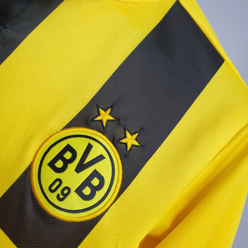 Retro Dortmund 12-13 home   Football jersey retro
