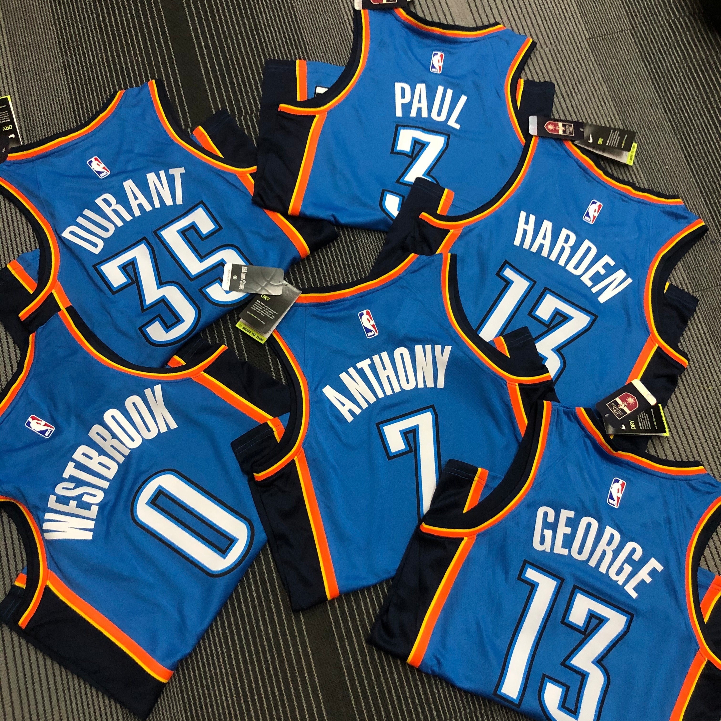 Oklahoma City Thunder Blue 3 Paul
