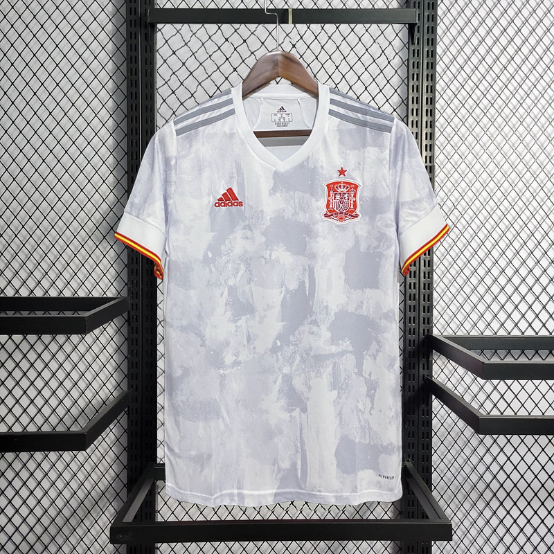 Retro 2020-21 Spain Away retro Football jersey