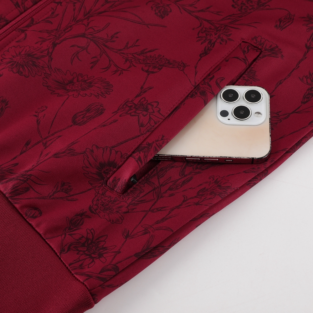 23-24 Bayern 08 maroon jacket suit