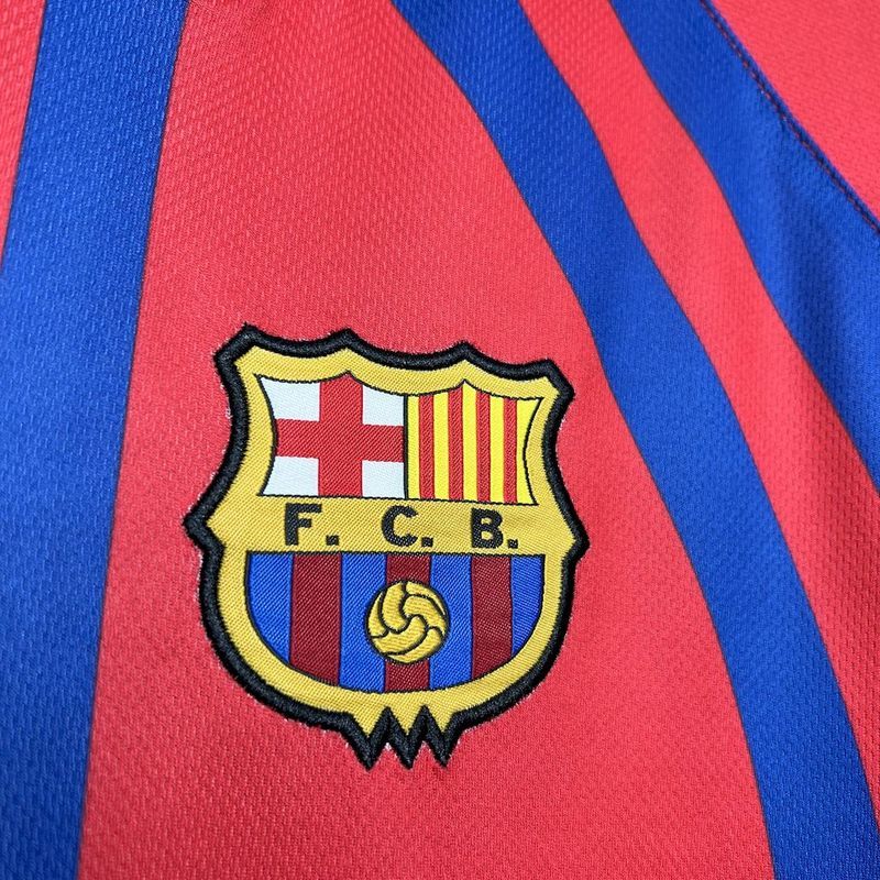 Retro 1998 FC Barcelona home Master RONALDO Football jersey retro