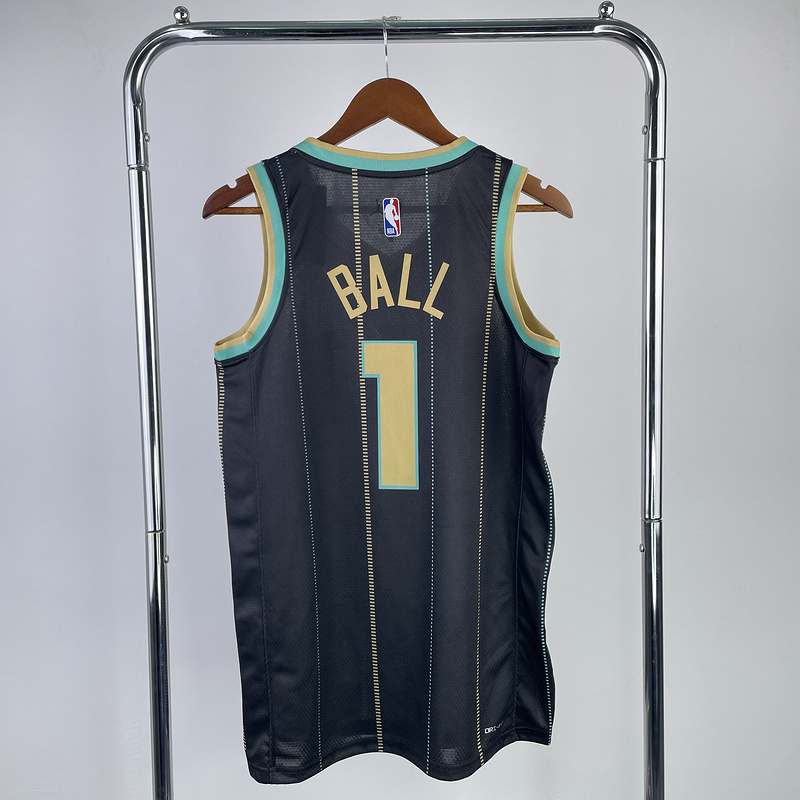 2023 NBA Charlotte Hornets (1 BALL) Basketball Jersey