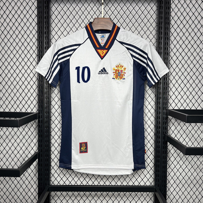 Retro 1998 Spain Away retro Football jersey