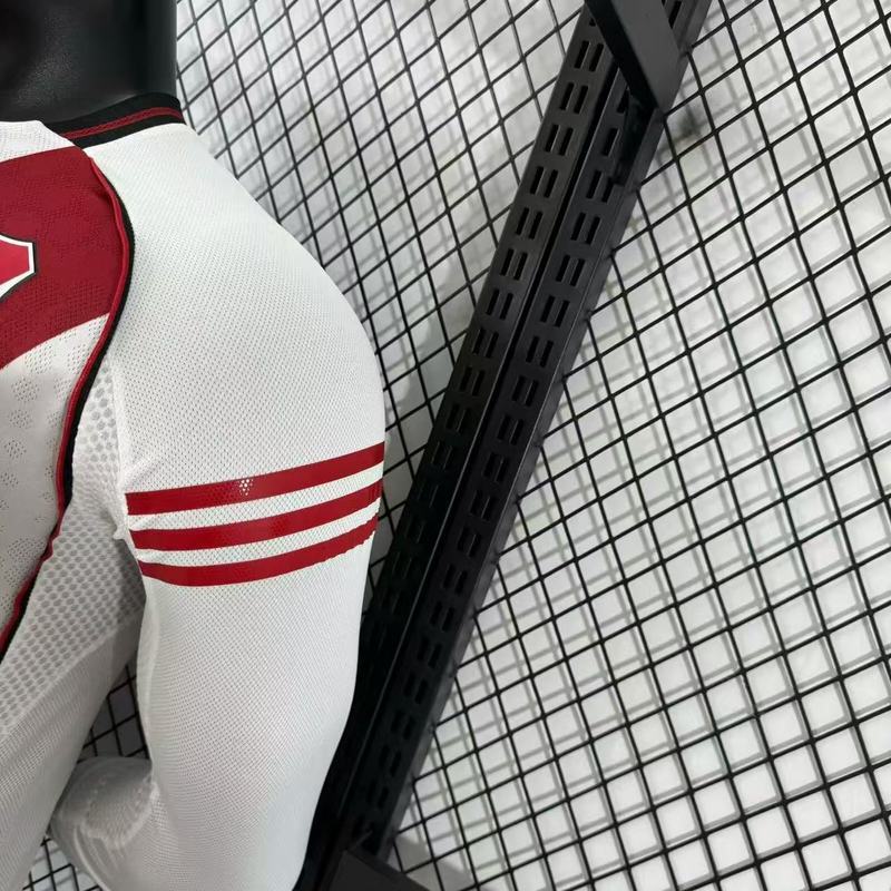 Player 2025-26 River Plate Home Long Sleev Football jersey