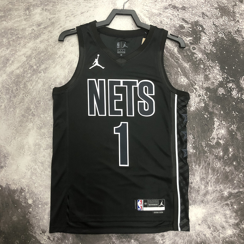 2023 NBA Brooklyn Nets (1 BRIDGES) Basketball Jersey