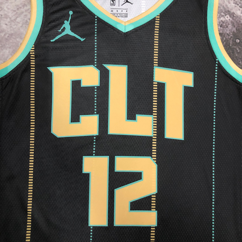 2023 NBA Charlotte Hornets (12 OUBRE JR.) Basketball Jersey