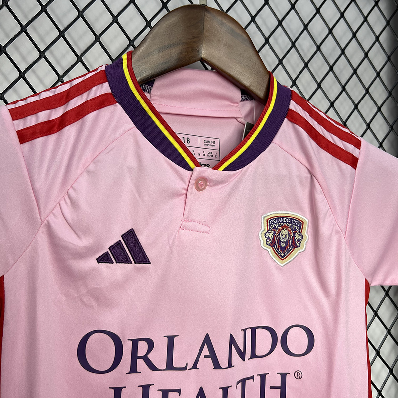 2024-25 Orlando City Away KIDS Soccer Jersey
