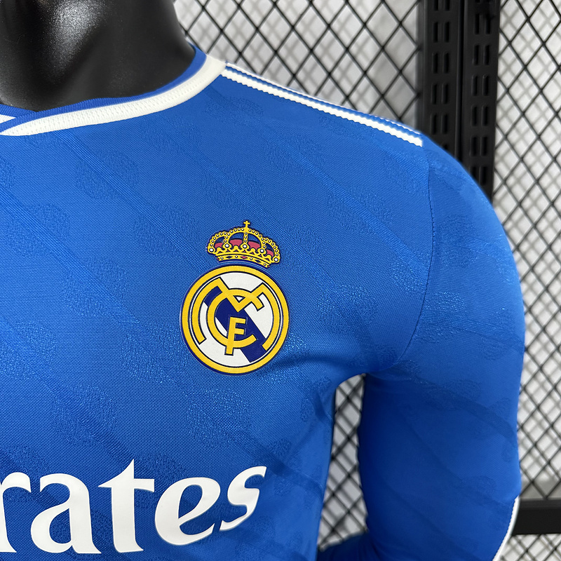 player 2025-26 Real Madrid Third Away Long sleeve football jersey