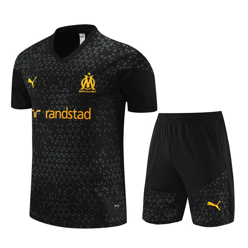 23-24-Short-sleeved training suit Marseille black