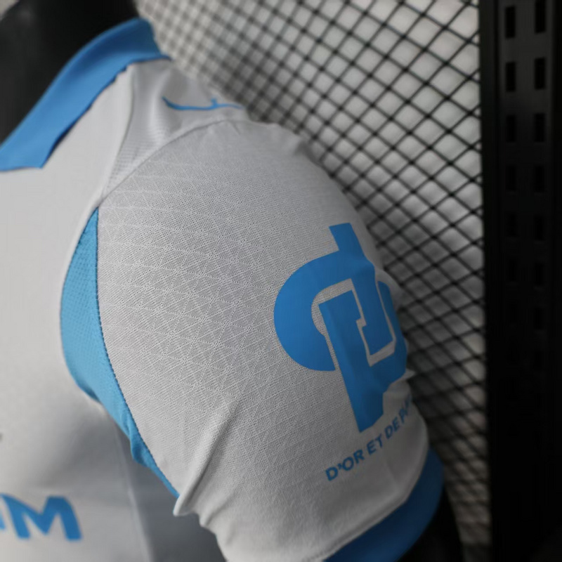 Player 2025-26 Marseille Home White football jersey