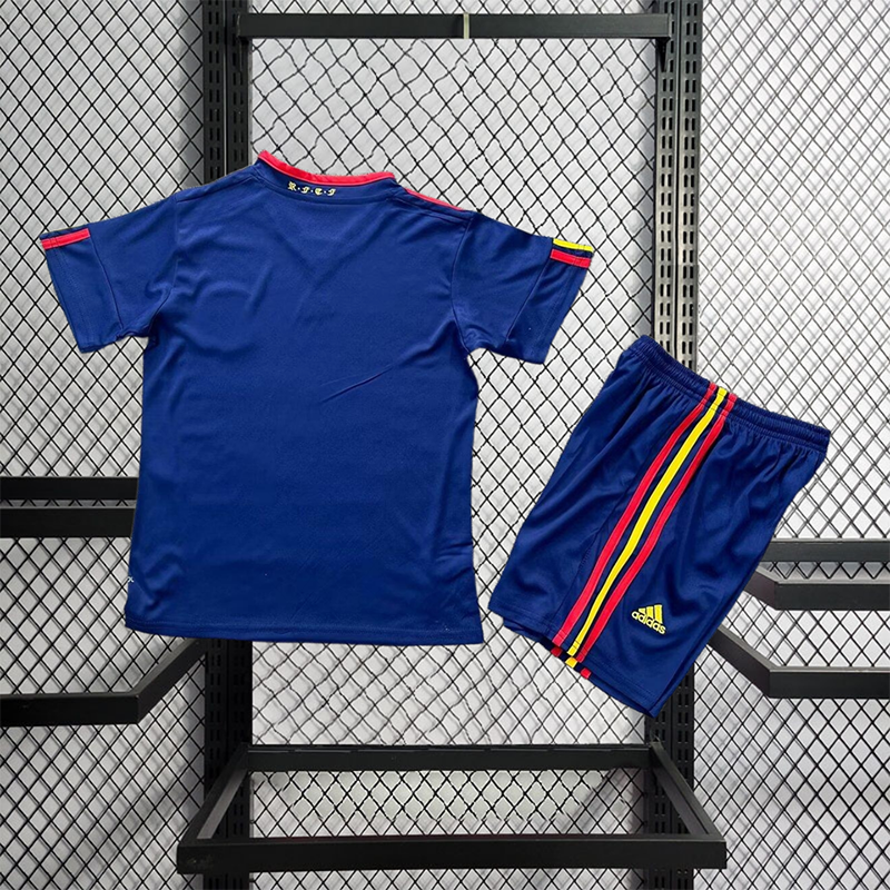 Retro Kids 2010 Kids Spain Away retro Football jersey