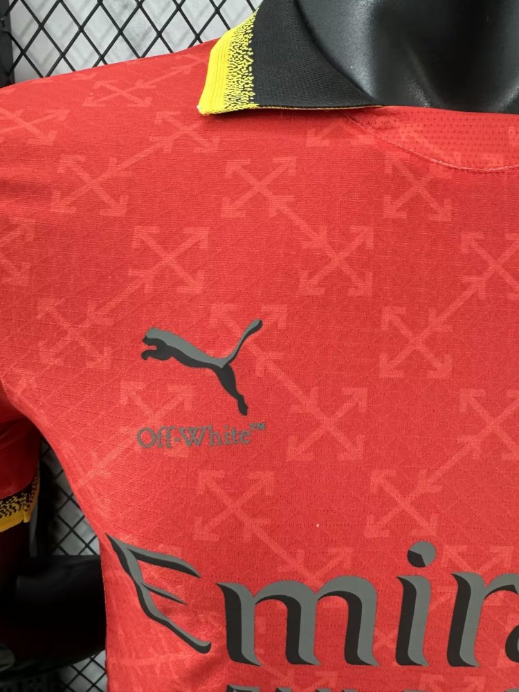 2025-26 AC Milan Pre-match Player Edition Football jersey