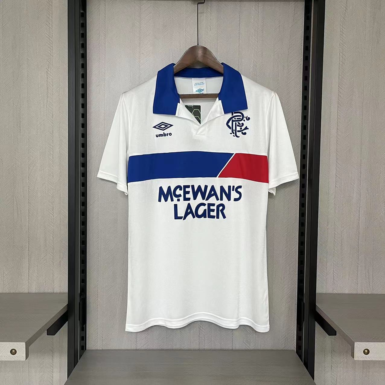 Retro 1994 Rangers away football jersey Retro