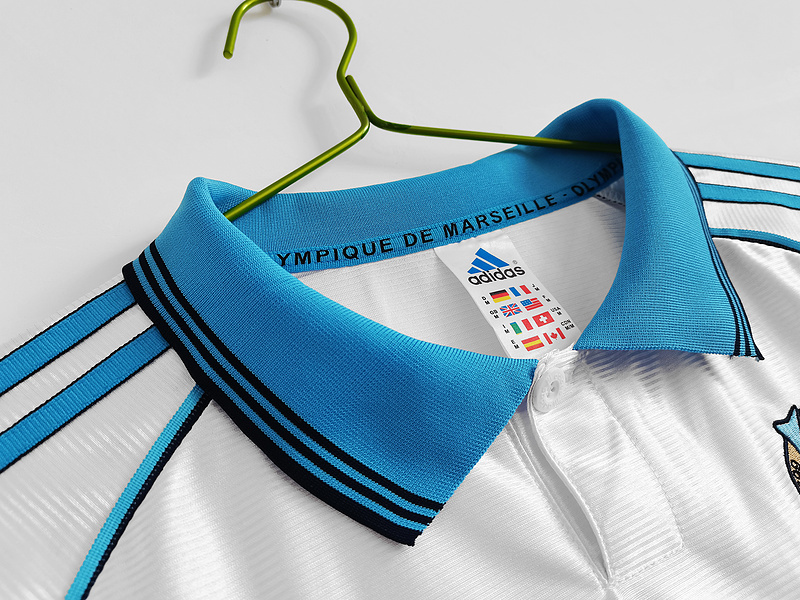 Retro 1998-99 Marseille Home yellow Football jersey retro