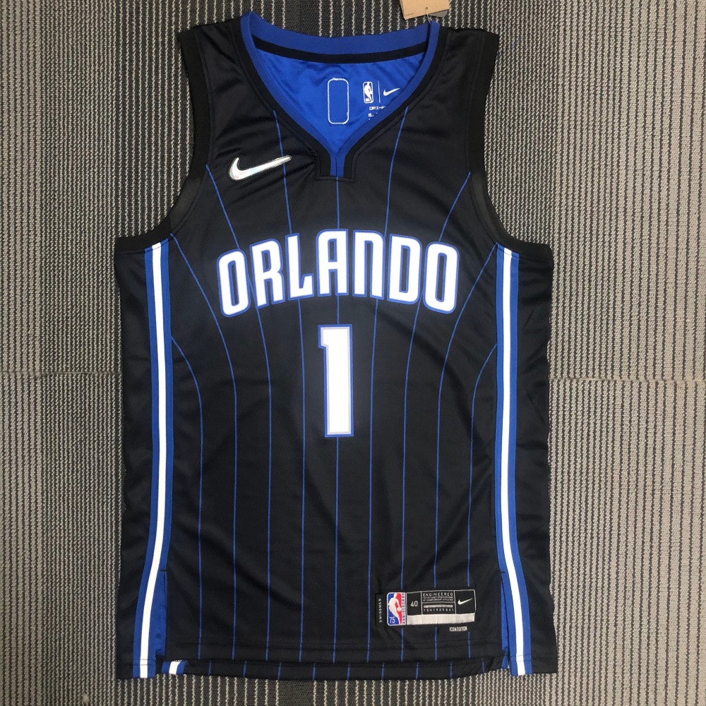 75th Anniversary Orlando Magic Black 1 McGrady