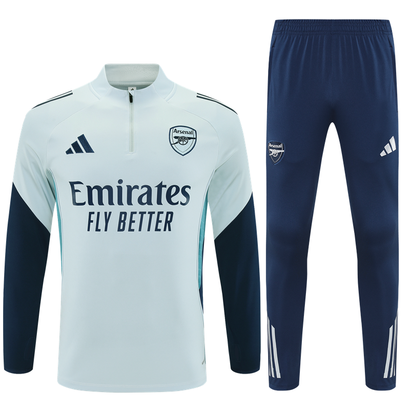 2025-26 Arsenal light grey long sleeved training uniform