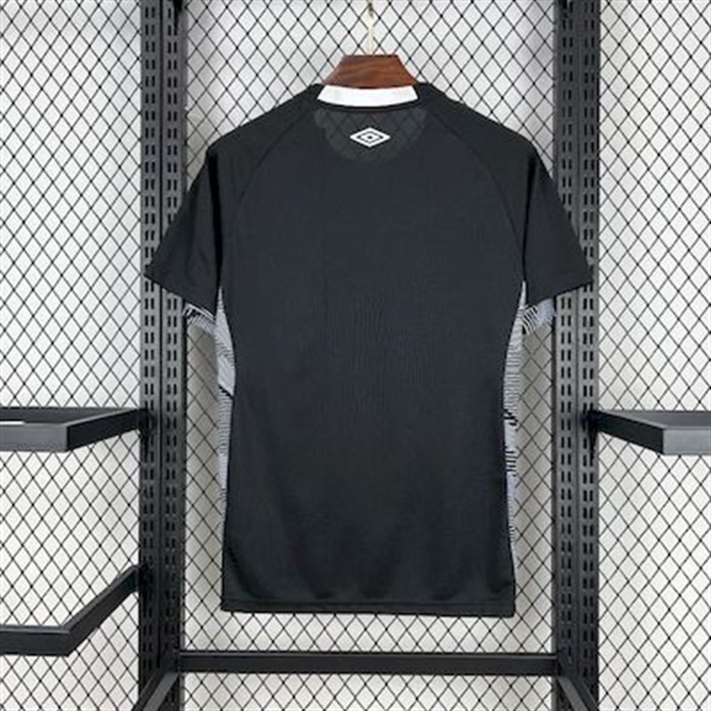 2025-26 Santos season black goalkeeper Football jersey