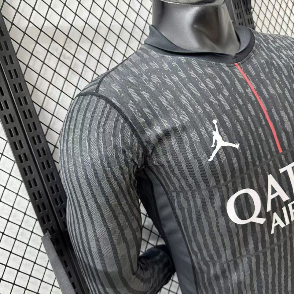 Player 2025-26 PSG Fourth Away Long sleeves Football jersey