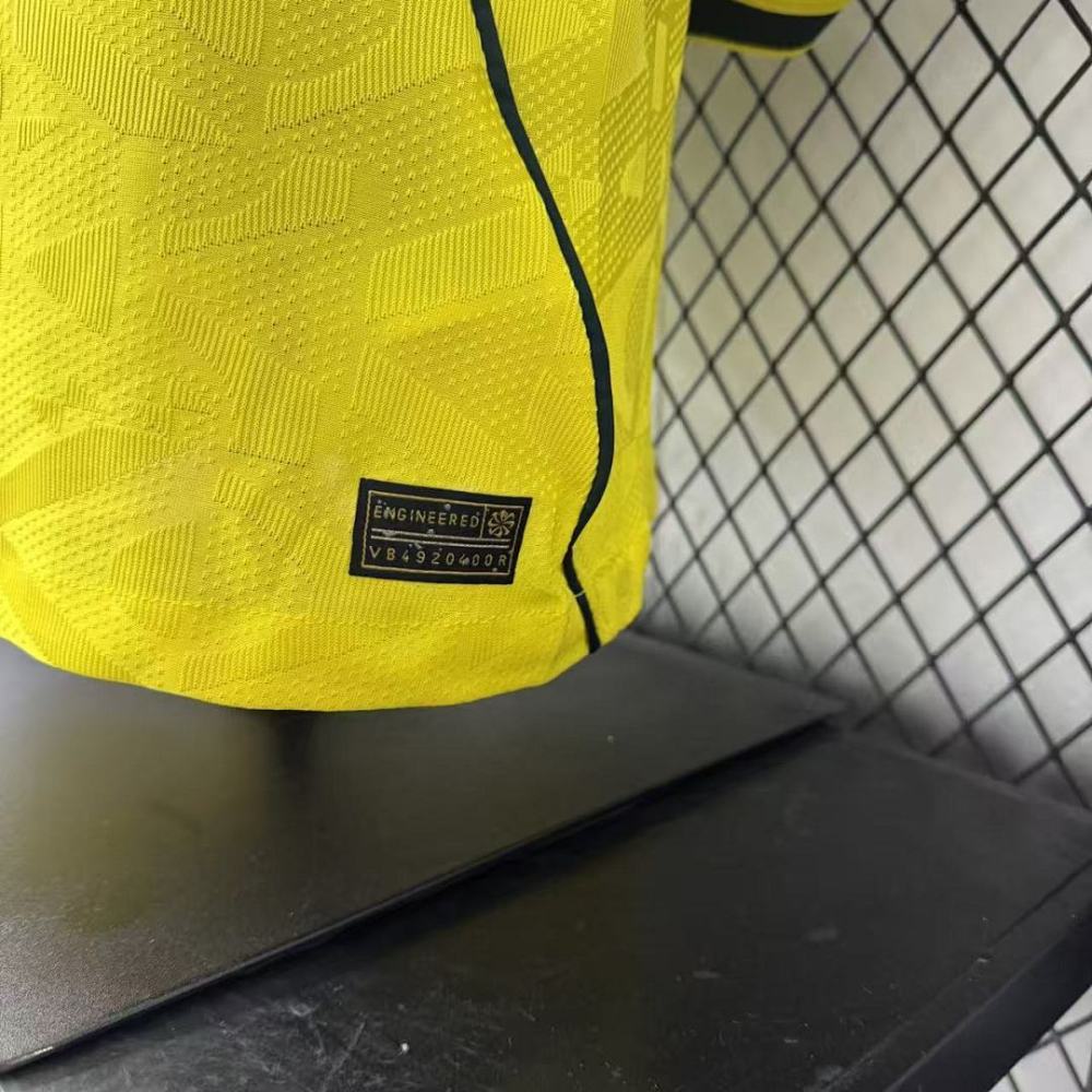 Player 2026 Brazil Home Long sleeves Football jersey