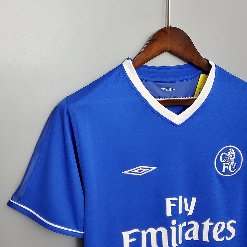 Retro Chelsea 03-05 home   Football jersey retro