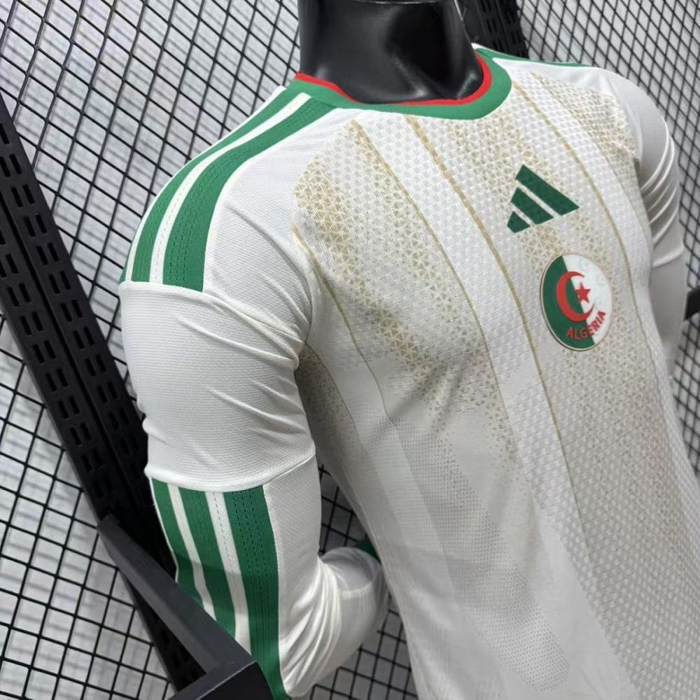 Player 2026 Algeria Home Long sleeves Football jersey