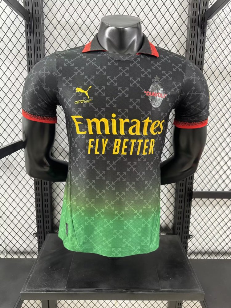 2025-26 AC Milan Pre-match Player Edition Football jersey