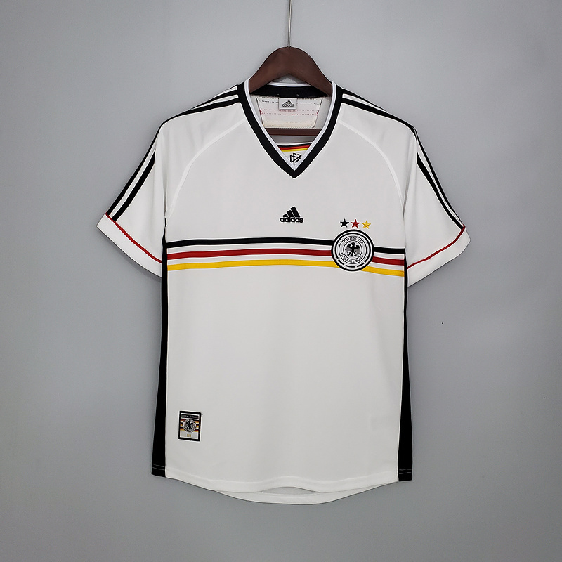 Retro Germany 1998 home MOLLER #7 Klinsmann #18 MATTHAUS #8 Football jersey retro