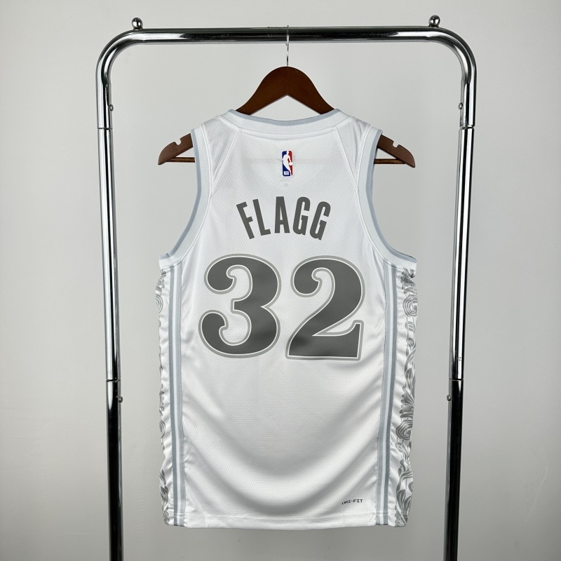 2025 NBA Dallas Mavericks 32 FLAGG Basketball Jersey