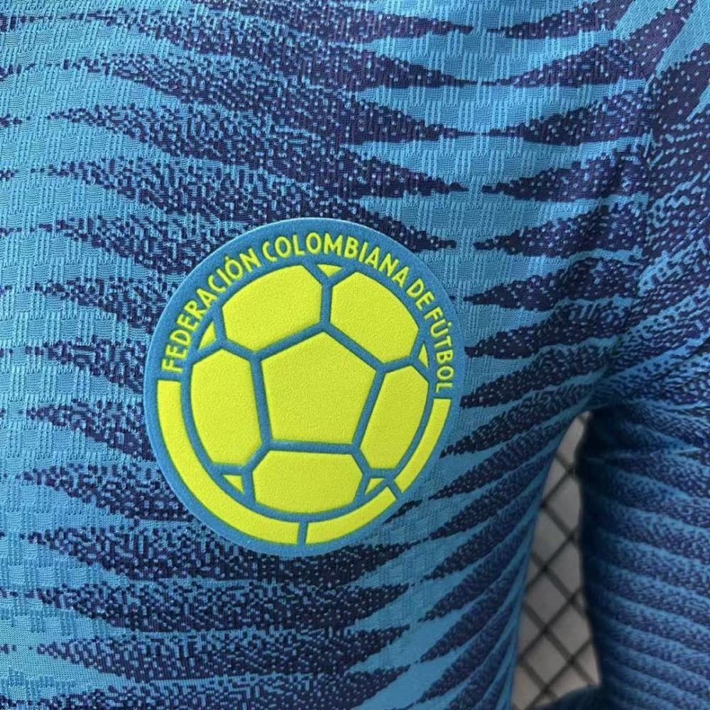 Player 2026 Colombia Away Long sleeves Football jersey
