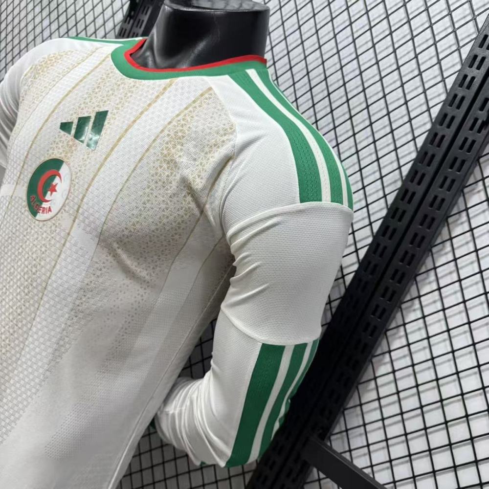 Player 2026 Algeria Home Long sleeves Football jersey