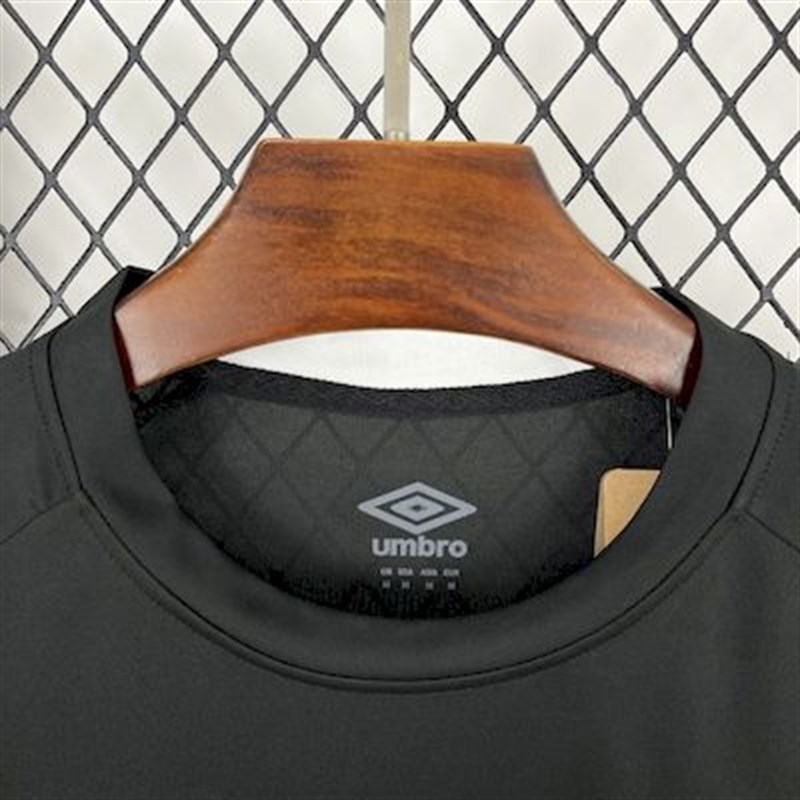 2025-26 Santos season black goalkeeper Football jersey