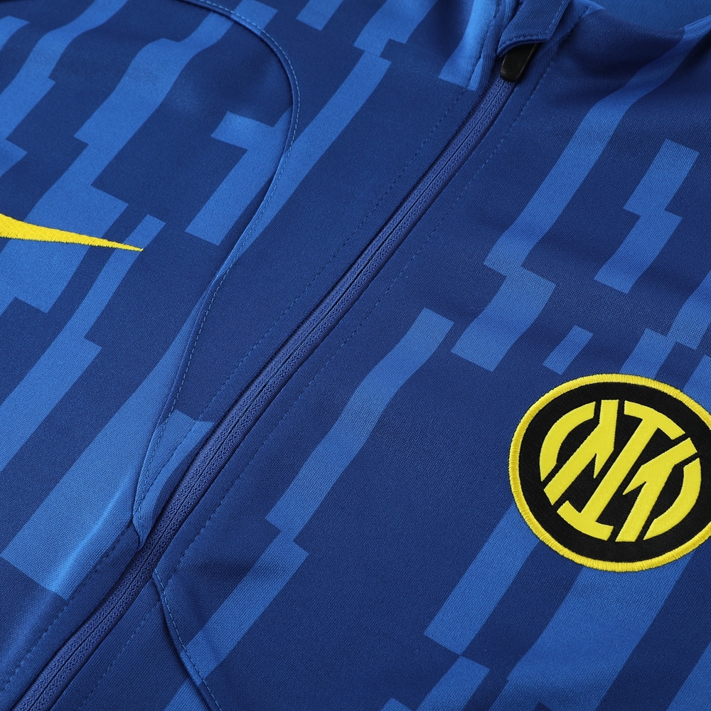 23-24 Inter Milan 01 blue printed jacket suit