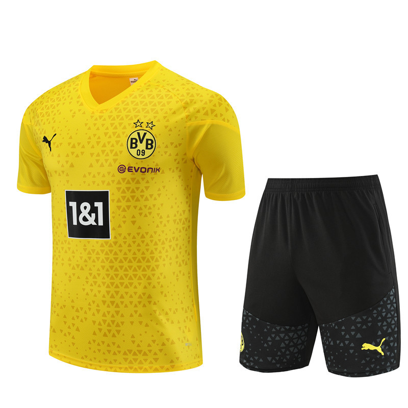 23-24 Short Sleeve Training Wear Multi-Yellow