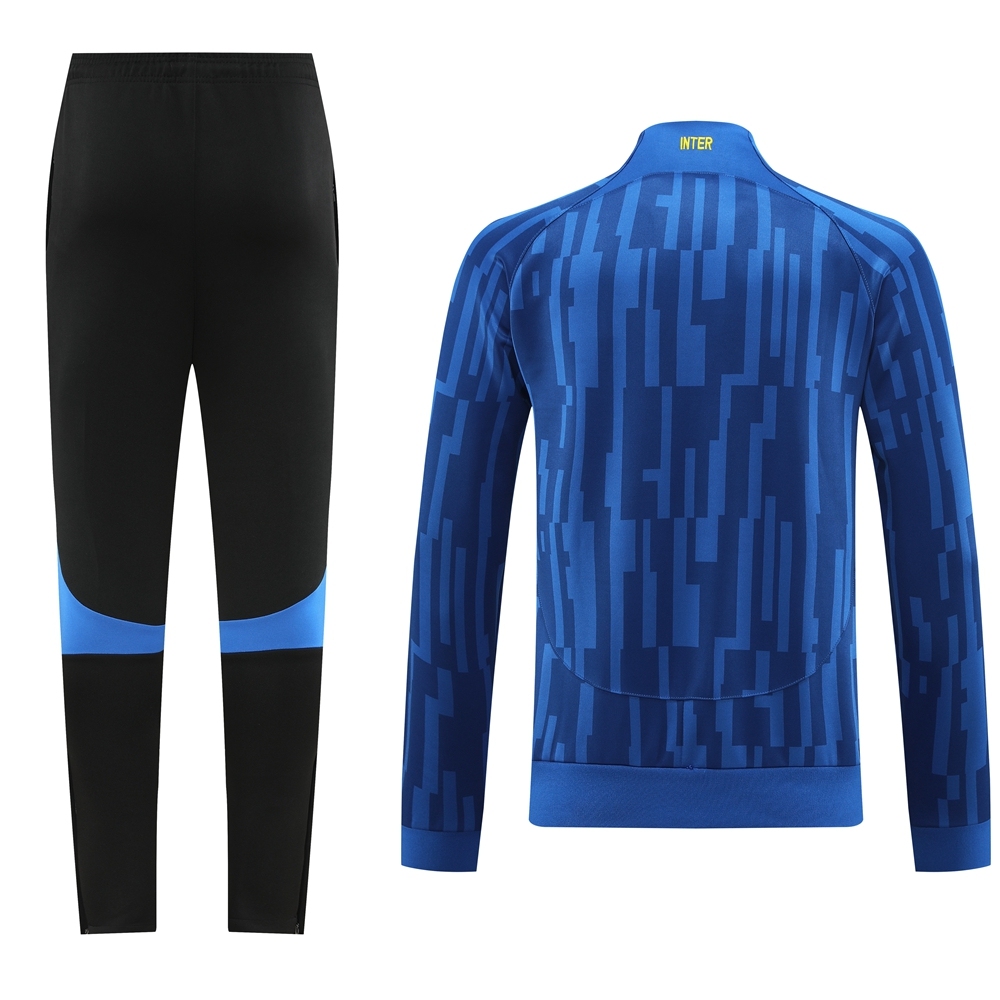 23-24 Inter Milan 01 blue printed jacket suit