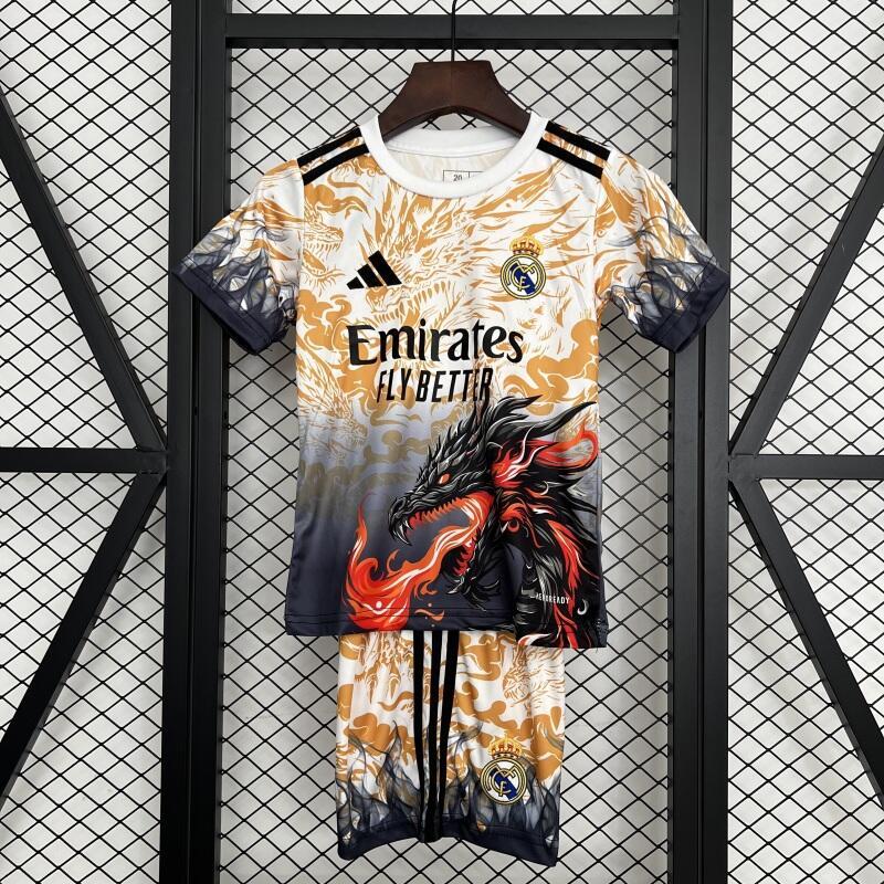 2025-26 Kids Real Madrid Special Edition Size Football jersey