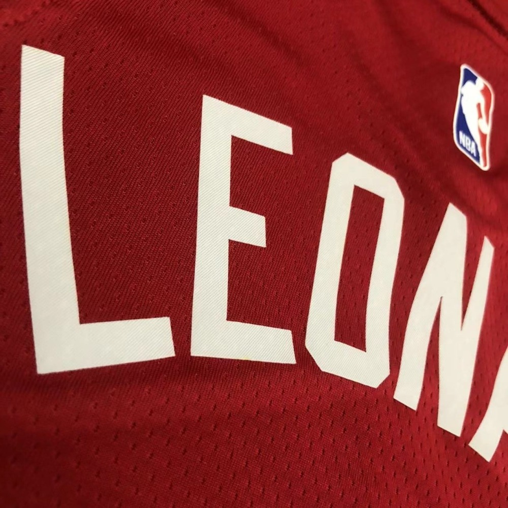 23 Season Toronto Raptors Away Red 2 Leonard