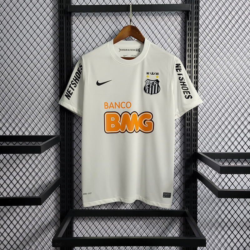Retro 11-12 Santos home   Football jersey retro