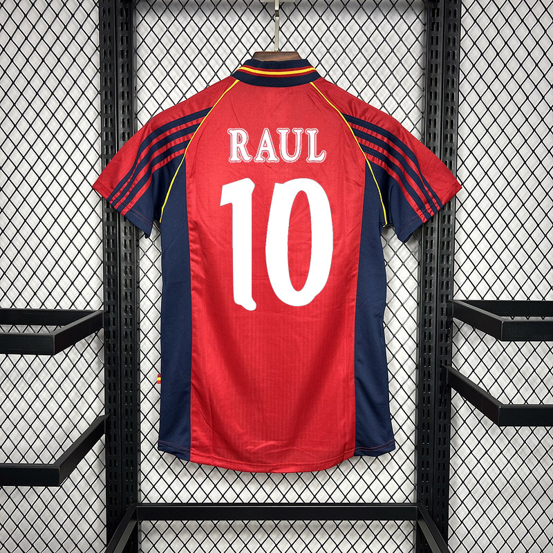 Retro 1998 Spain Home retro Football jersey