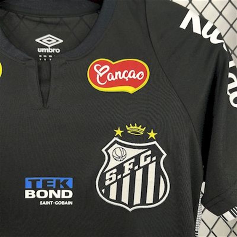 2025-26 Santos Season Black Special Edition Football jersey