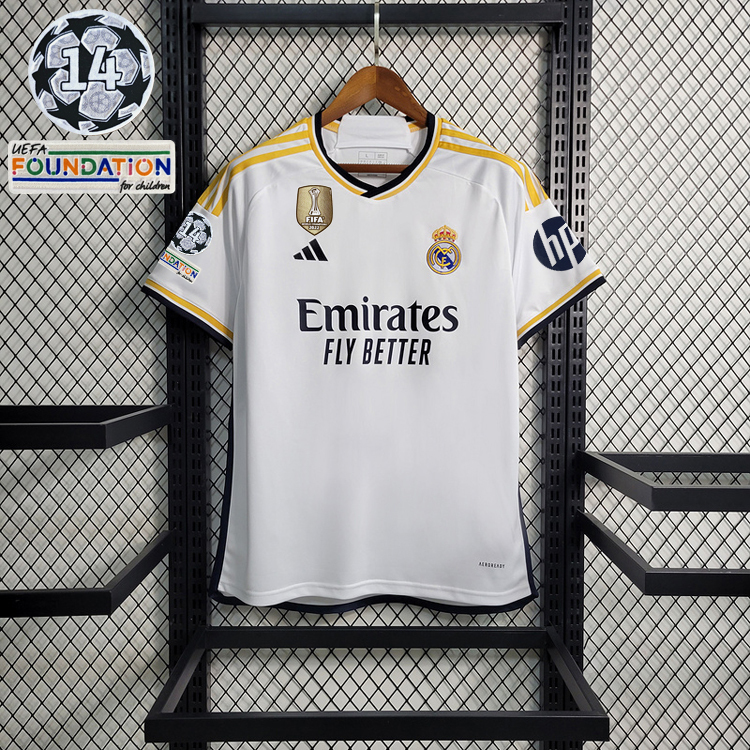 2023-24 Real Madrid Home  VALVERDE MODRIC VINI JR. BELLINGHAM CARVAJAL Football jersey
