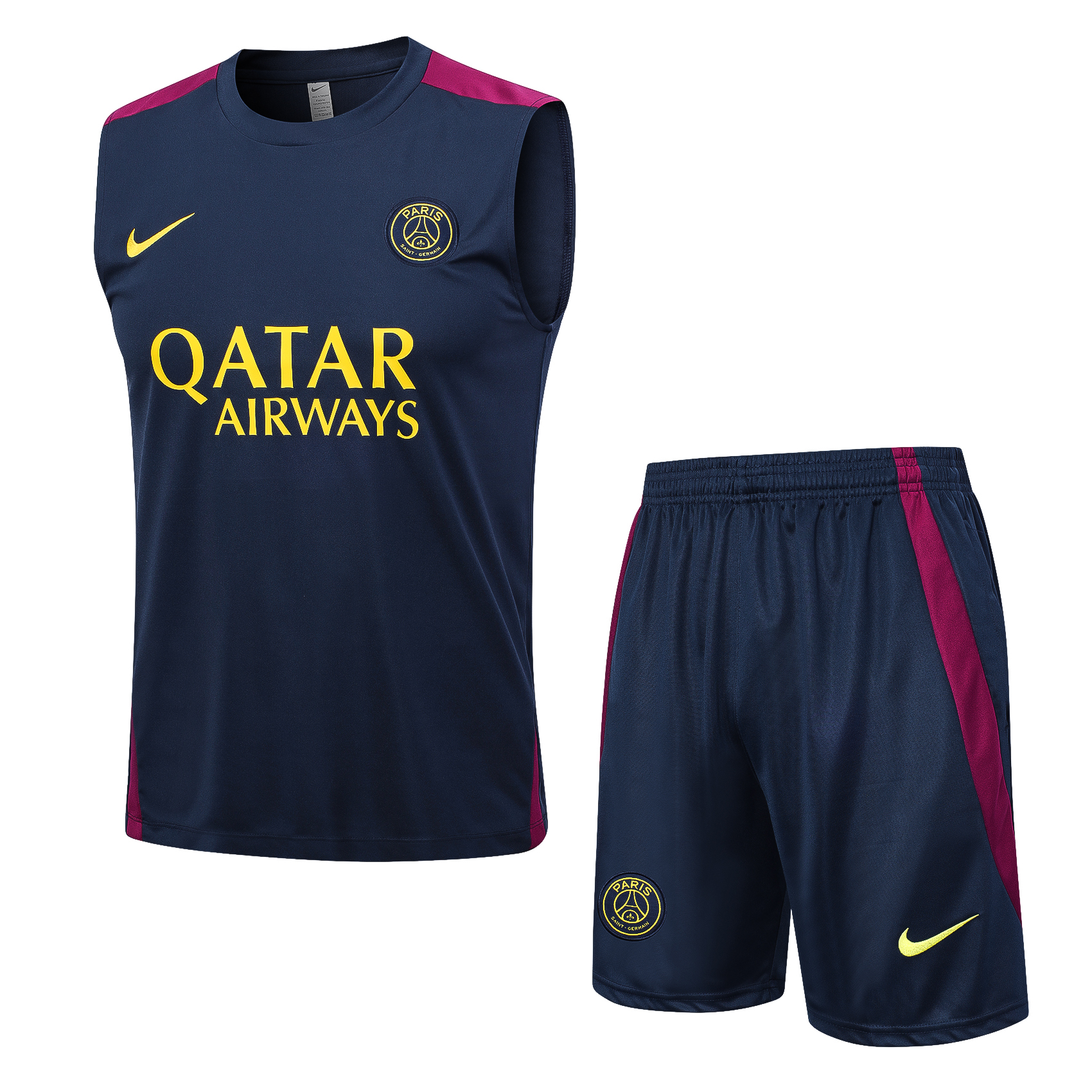 23-24 season psg blue training vest suit